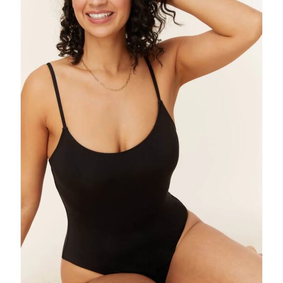 Andie Swim The Amalfi Scoop Neck One Piece Swimsuit Resortwear Black Size XXXL - Picture 4 of 5